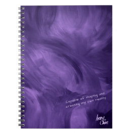 Caderno Espiral Diário SPWW Free-Flowing Violet Haze Purple Spira