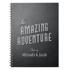 Caderno Espiral Diário surpreendente personalizado do viagem da