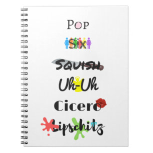 Caderno Espiral Diário Tango do Bloco de Célula