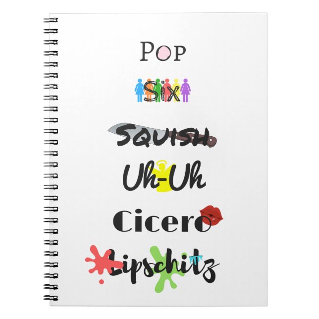 Caderno Espiral Diário Tango do Bloco de Célula (Frente)