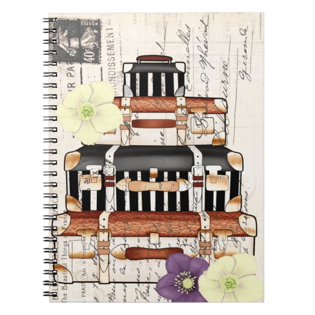 Caderno Espiral Diário viagem (Frente)