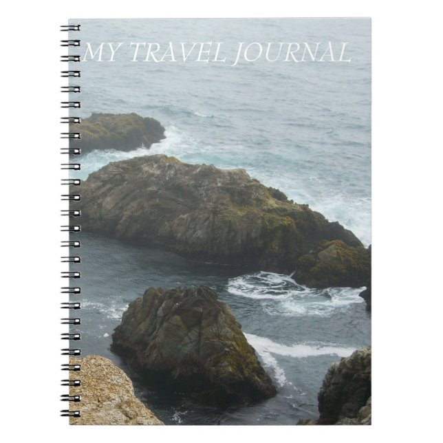 CADERNO ESPIRAL DIÁRIO VIAGEM BODEGA BAY (Frente)