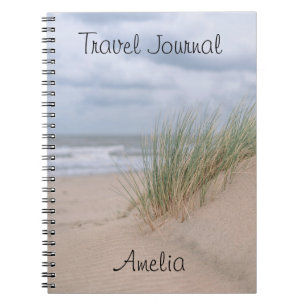 Caderno Espiral Diário Viagem de Férias Personalizado