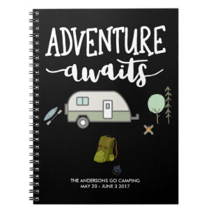 Caderno Espiral Diário Viagem personalizado