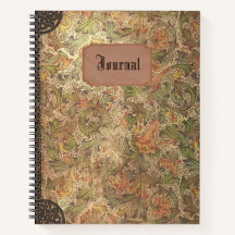 Caderno Espiral Diário Vintage