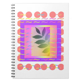 Caderno Espiral Diário WAVY LEAF