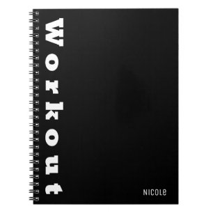 Caderno Espiral DIÁRIO WORKOUT Malhação Planejamento Diet & Gym Pe