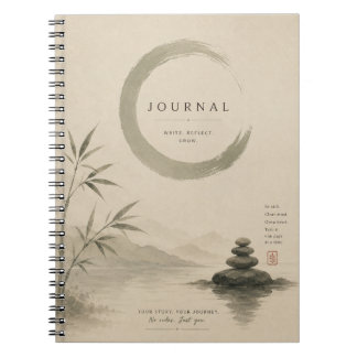 Caderno Espiral Diário Zen