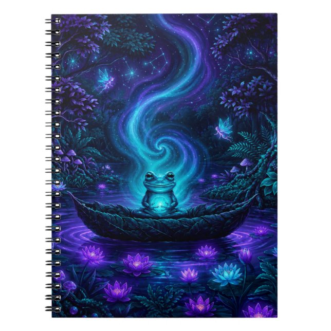 Caderno Espiral DiárioDoSapoDaFlorestaSonhadora (Frente)