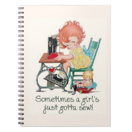 Caderno Espiral Diários: Apenas conseguiu Sew