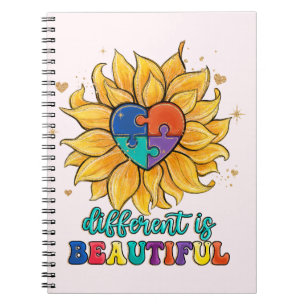 Caderno Espiral Diferente é Bonito Autismo
