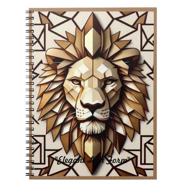 Caderno Espiral "Dignidade do Leão" (Frente)