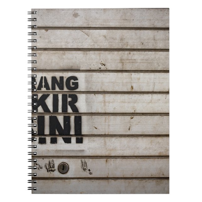 Caderno Espiral Dilarang parkir disini sinal (Frente)