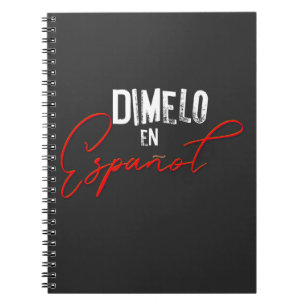 Caderno Espiral Dimelo En Espanol Professora Bilíngue Espanol e