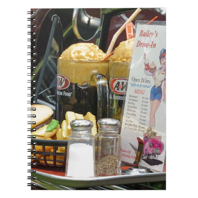 Caderno Espiral Dinheiro fino (Frente)