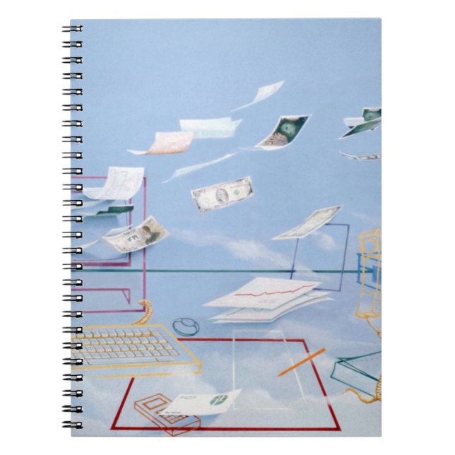 Caderno Espiral Dinheiro mágico (Frente)