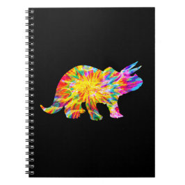 CADERNO ESPIRAL DINOSSAUR TIE DYE