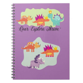 Caderno Espiral Dinossauro
