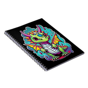 Caderno Espiral Dinossauro Adorável para Bebê 2 Alegria Jurássic