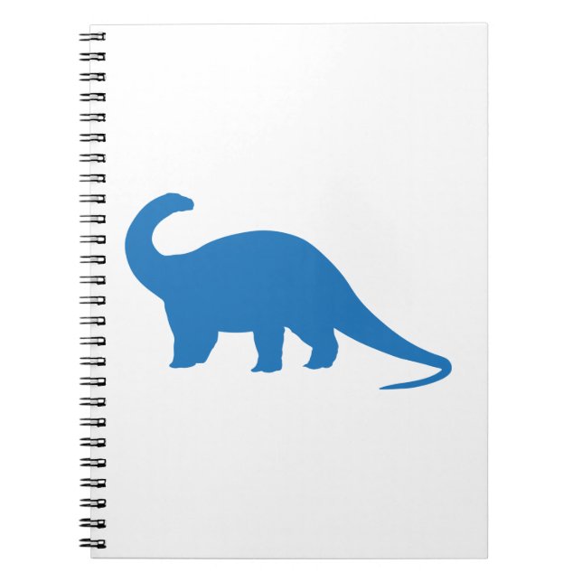 Caderno Espiral Dinossauro Azul (Frente)