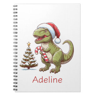 Caderno Espiral Dinossauro candi doce de Natal