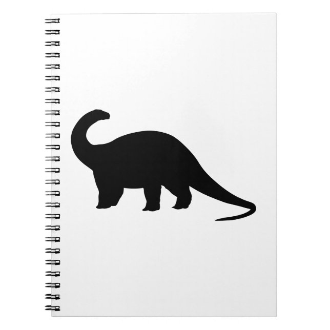 Caderno Espiral Dinossauro Negro (Frente)