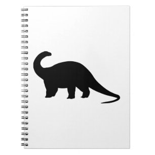 Caderno Espiral Dinossauro Preto