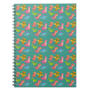 Caderno Espiral Dinossauros Ilustrados
