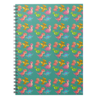 Caderno Espiral Dinossauros Ilustrados