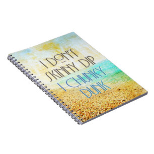 Caderno Espiral Dip Chunky Dip Chunky da SlipperyJoe estava azul c
