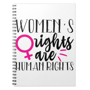 Caderno Espiral Direitos das mulheres são direitos humanos