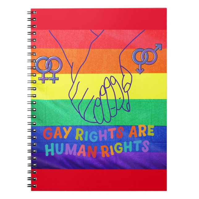 Caderno Espiral Direitos de gay (Frente)