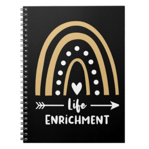 Caderno Espiral Diretor de Atividade de Enriquecimento de Vida Rai