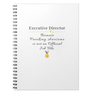 Caderno Espiral Diretor executivo