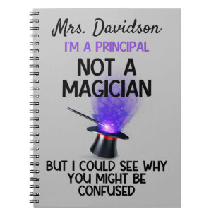 Caderno Espiral Diretor Personalizado não é um mágico engraçado
