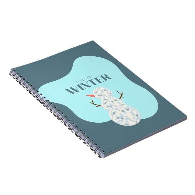 Caderno Espiral Disball Snowman (Lado Direito)