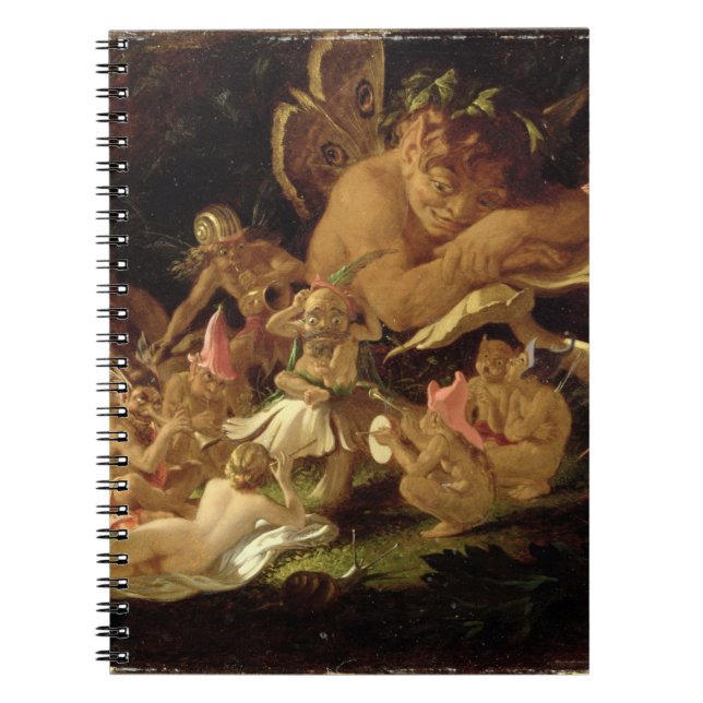 Caderno Espiral Disco e fadas, 'de um Dream de noite de plenos (Frente)