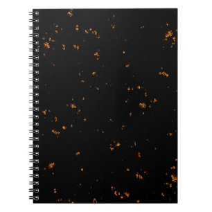Caderno Espiral Disparos De Fogo Sobrepõem Sua Foto Queimando Cinz