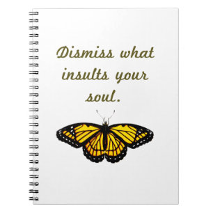 Caderno Espiral Dispensar O Que Insulta A Sua Alma
