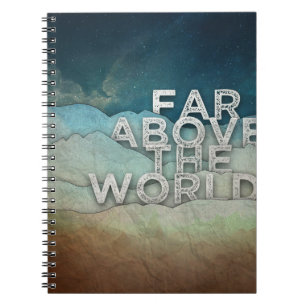 Caderno Espiral Distante acima