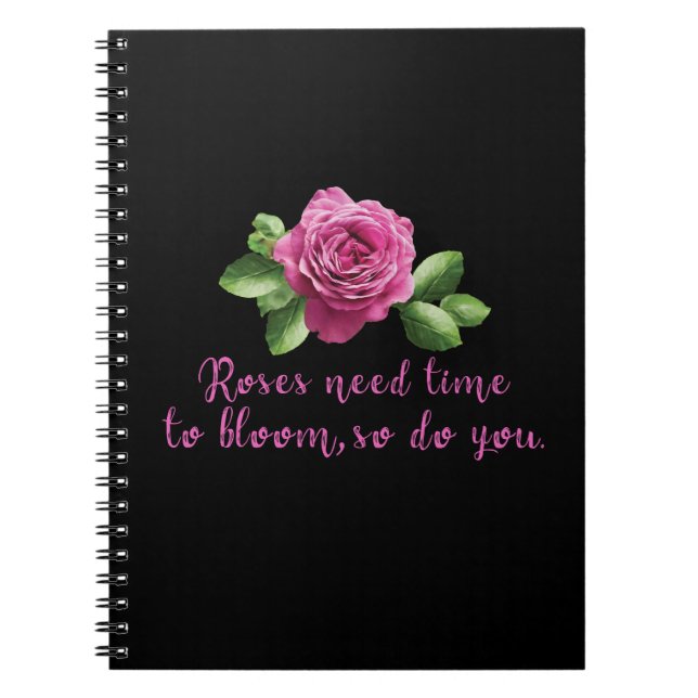 Caderno Espiral Ditos engraçados sobre rosas e amor (Frente)