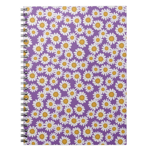 Caderno Espiral Ditsy Daisy Flores (Frente)