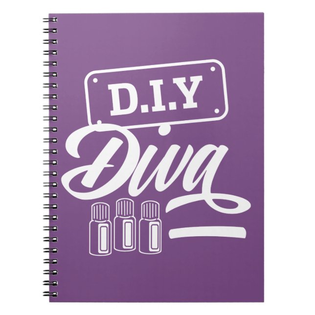 Caderno Espiral Diva de DIY (Frente)