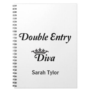 Caderno Espiral Diva de Entrada Dupla