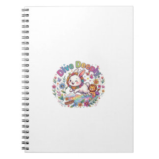 Caderno Espiral Dive Deeply.