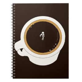 Caderno Espiral Diver de Xícara de Café