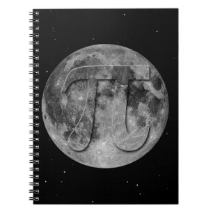 Caderno Espiral Diversão do Dia Pi da Lua Completa