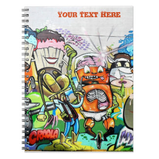 Caderno Espiral Diversão do grafite