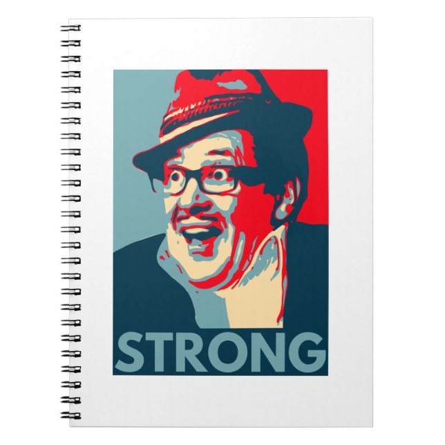 Caderno Espiral Diversão do livro espiralado Arthur Strong (Frente)