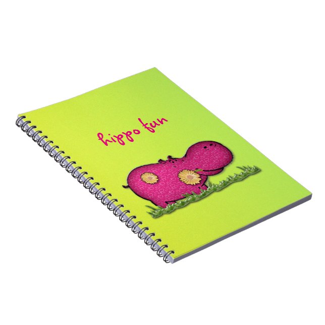 Caderno Espiral diversão hippo (Lado Direito)